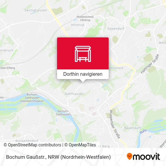Bochum Gaußstr. Karte
