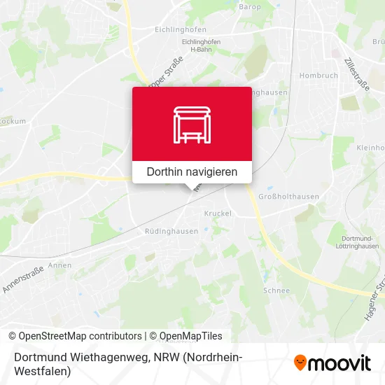 Dortmund Wiethagenweg Karte