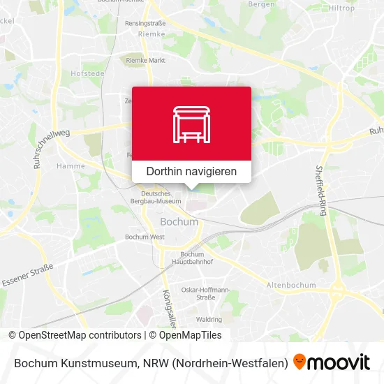 Bochum Kunstmuseum Karte