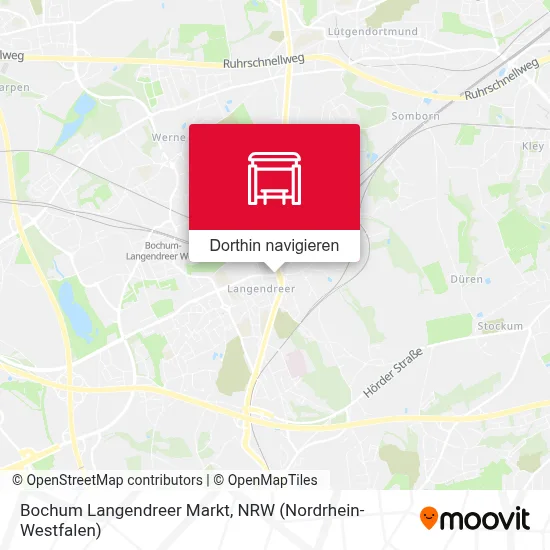 Bochum Langendreer Markt Karte