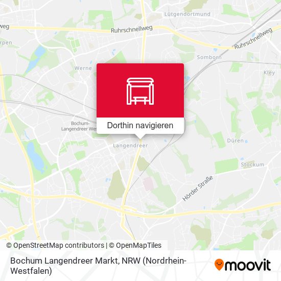 Bochum Langendreer Markt Karte