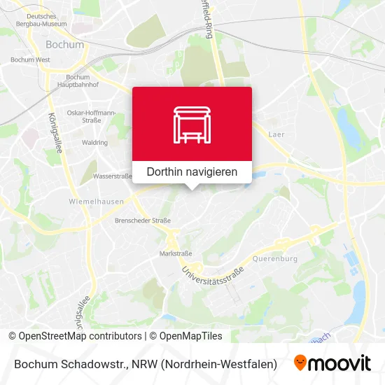 Bochum Schadowstr. Karte