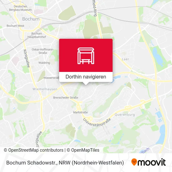 Bochum Schadowstr. Karte