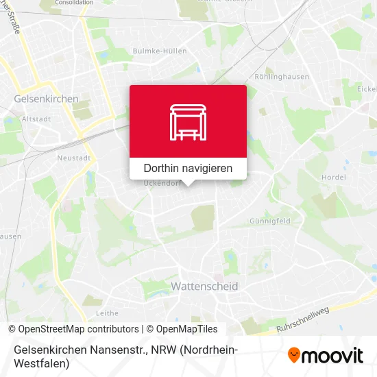 Gelsenkirchen Nansenstr. Karte