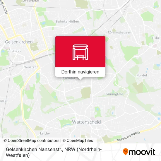 Gelsenkirchen Nansenstr. Karte