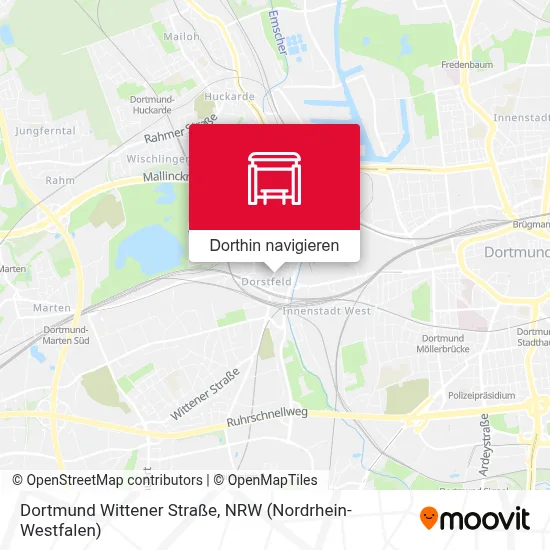 Dortmund Wittener Straße Karte