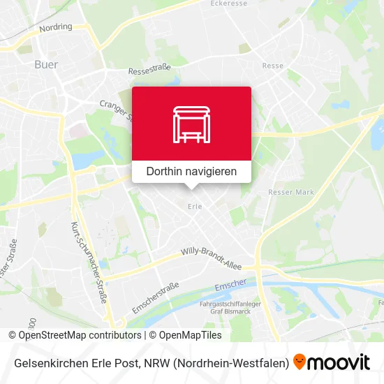 Gelsenkirchen Erle Post Karte