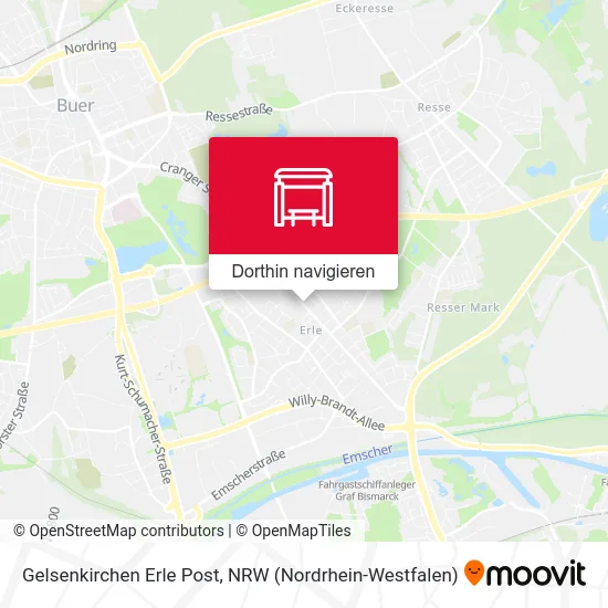 Gelsenkirchen Erle Post Karte