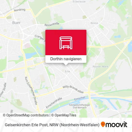 Gelsenkirchen Erle Post Karte