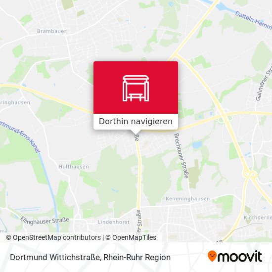 Dortmund Wittichstraße Karte