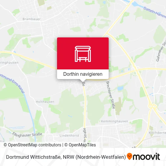 Dortmund Wittichstraße Karte