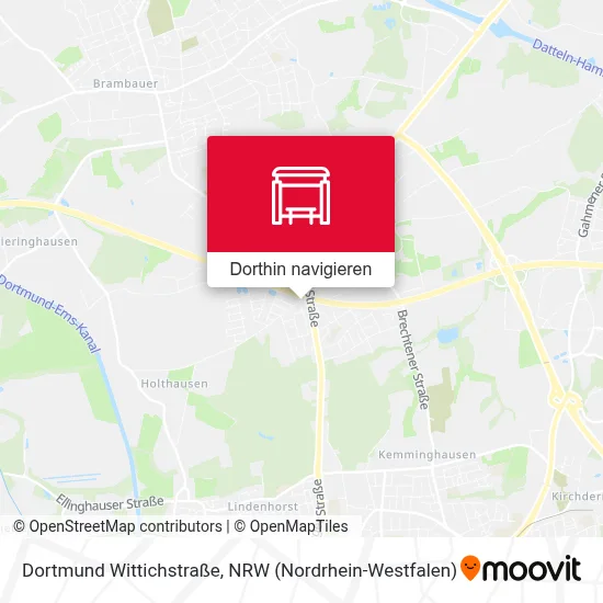 Dortmund Wittichstraße Karte