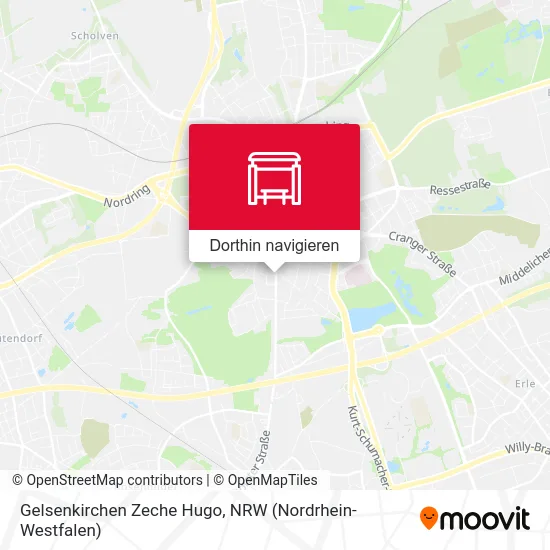 Gelsenkirchen Zeche Hugo Karte