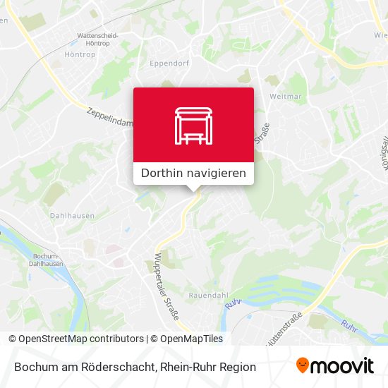 Bochum am Röderschacht Karte
