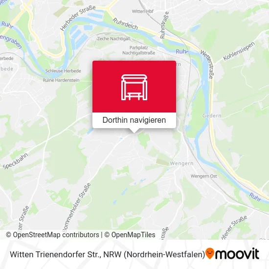 Witten Trienendorfer Str. Karte