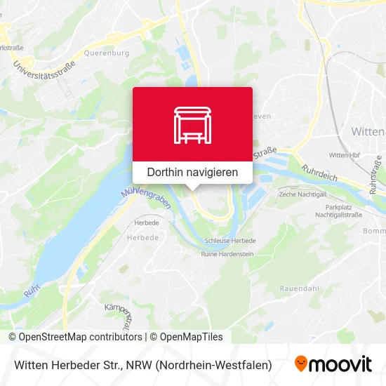 Witten Herbeder Str. Karte