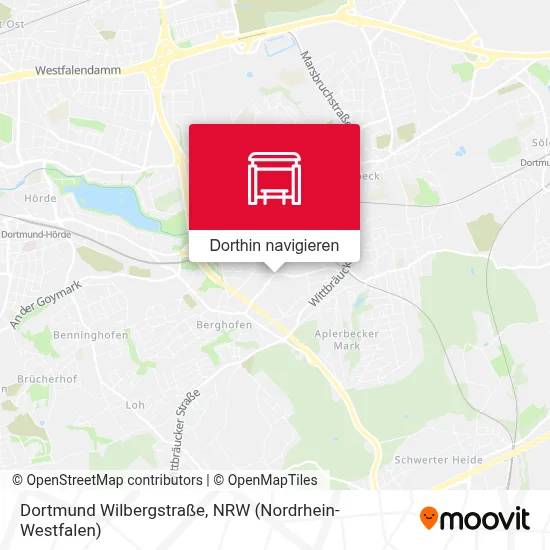 Dortmund Wilbergstraße Karte