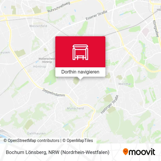 Bochum Lönsberg Karte