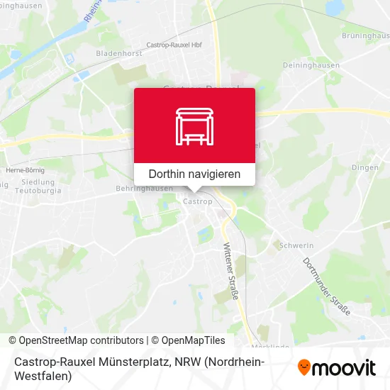 Castrop-Rauxel Münsterplatz Karte