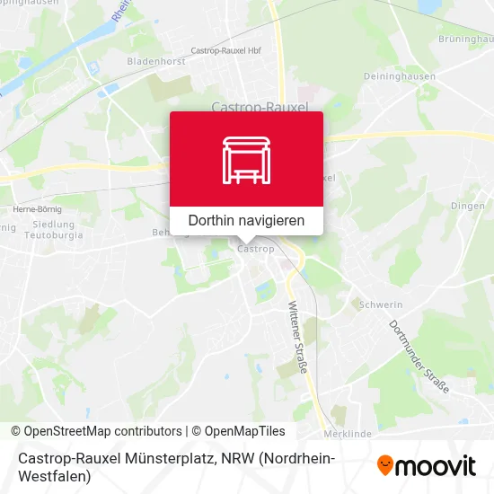 Castrop-Rauxel Münsterplatz Karte