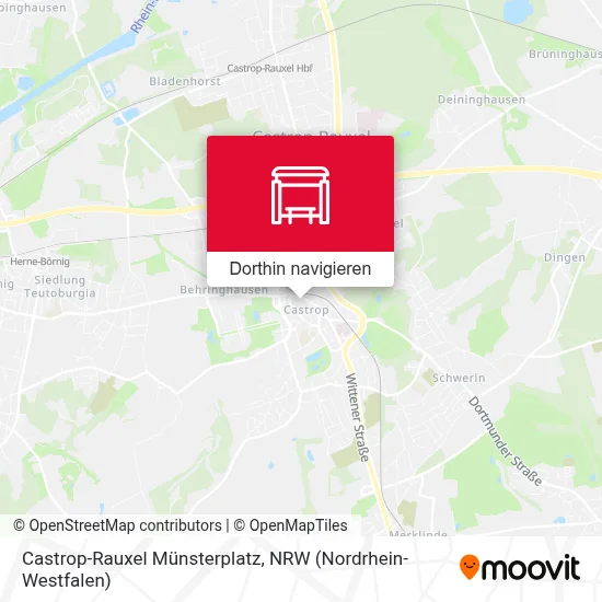 Castrop-Rauxel Münsterplatz Karte