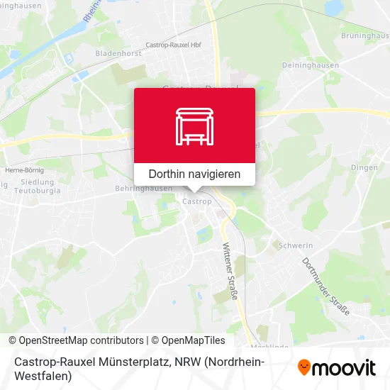 Castrop-Rauxel Münsterplatz Karte