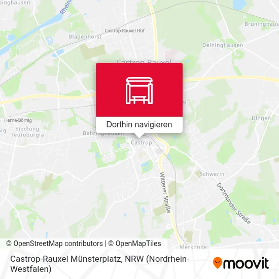 Castrop-Rauxel Münsterplatz Karte
