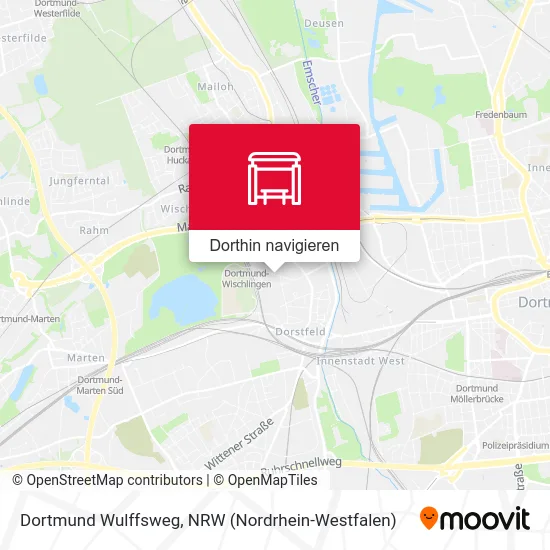 Dortmund Wulffsweg Karte