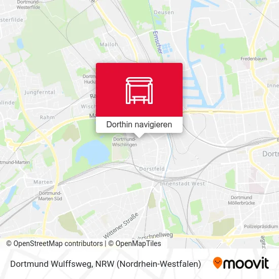 Dortmund Wulffsweg Karte