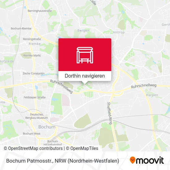 Bochum Patmosstr. Karte