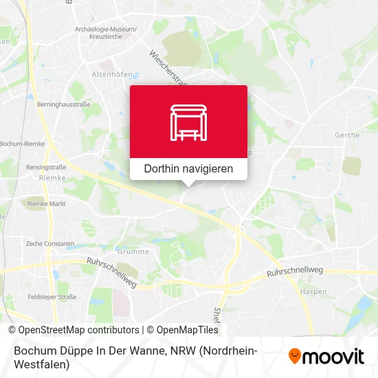 Bochum Düppe In Der Wanne Karte