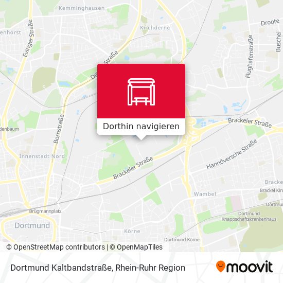 Dortmund Kaltbandstraße Karte