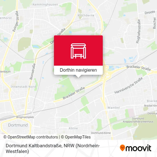 Dortmund Kaltbandstraße Karte