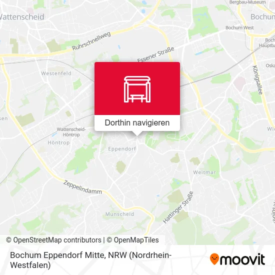 Bochum Eppendorf Mitte Karte