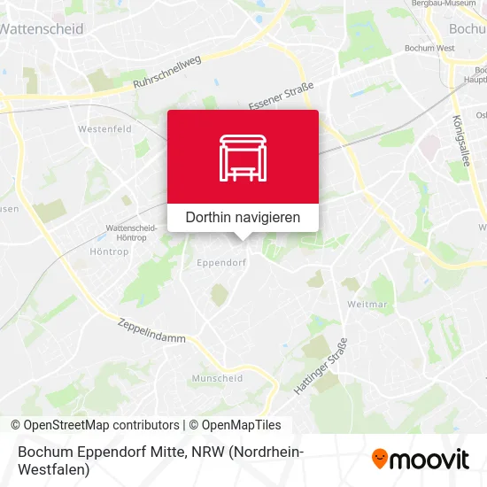 Bochum Eppendorf Mitte Karte