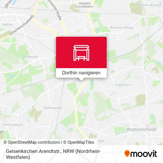 Gelsenkirchen Arendtstr. Karte