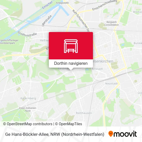 Ge Hans-Böckler-Allee Karte