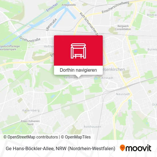 Ge Hans-Böckler-Allee Karte