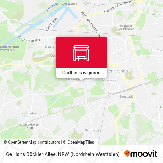 Ge Hans-Böckler-Allee Karte