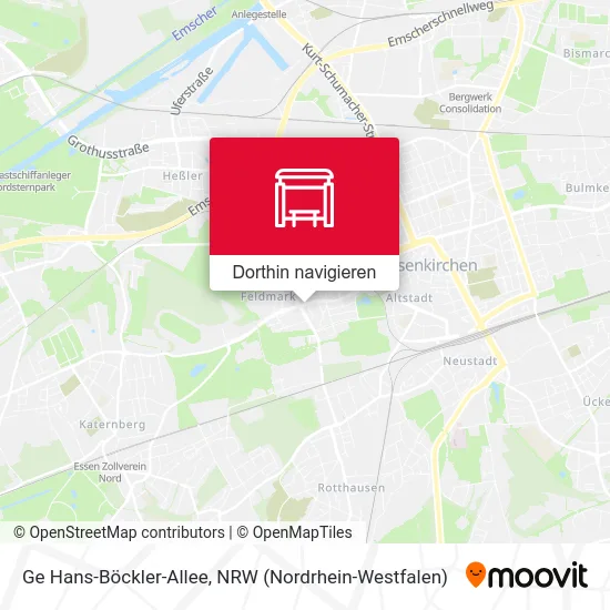 Ge Hans-Böckler-Allee Karte