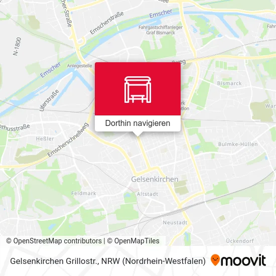 Gelsenkirchen Grillostr. Karte