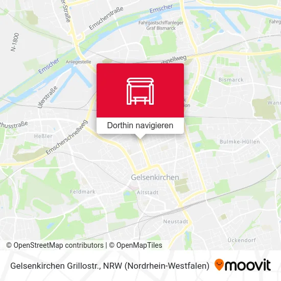 Gelsenkirchen Grillostr. Karte