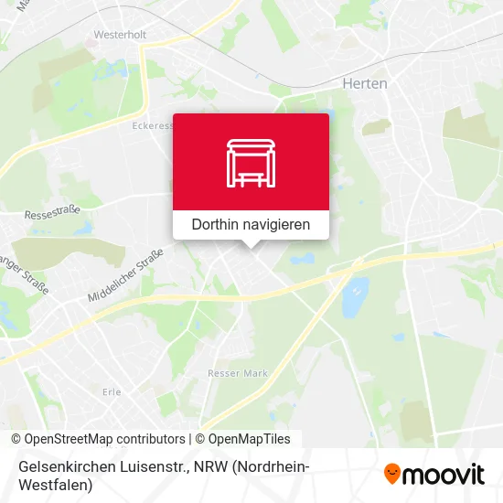 Gelsenkirchen Luisenstr. Karte
