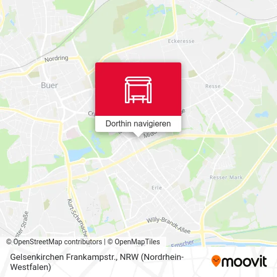 Gelsenkirchen Frankampstr. Karte