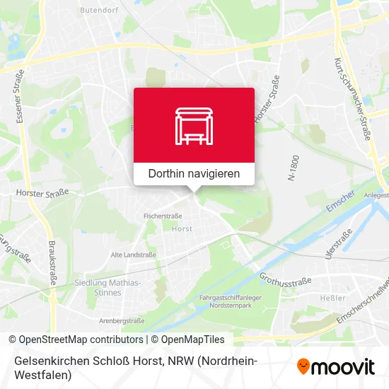 Gelsenkirchen Schloß Horst Karte