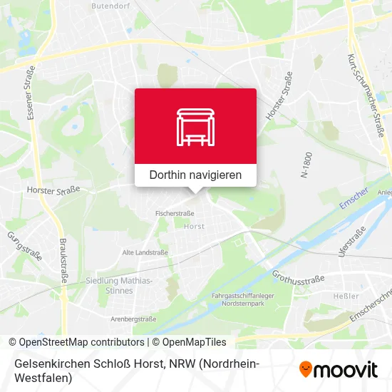 Gelsenkirchen Schloß Horst Karte