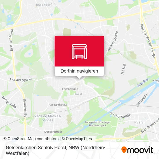 Gelsenkirchen Schloß Horst Karte