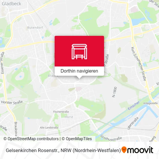 Gelsenkirchen Rosenstr. Karte