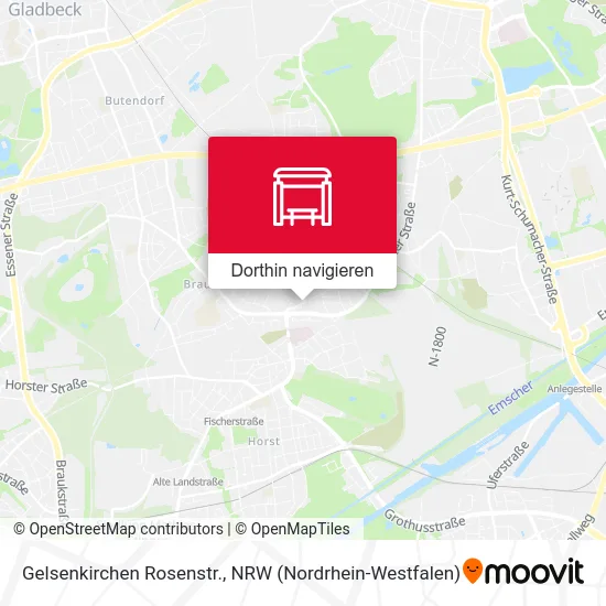 Gelsenkirchen Rosenstr. Karte