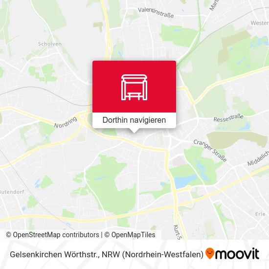 Gelsenkirchen Wörthstr. Karte